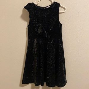 Zara velvet girl dress.